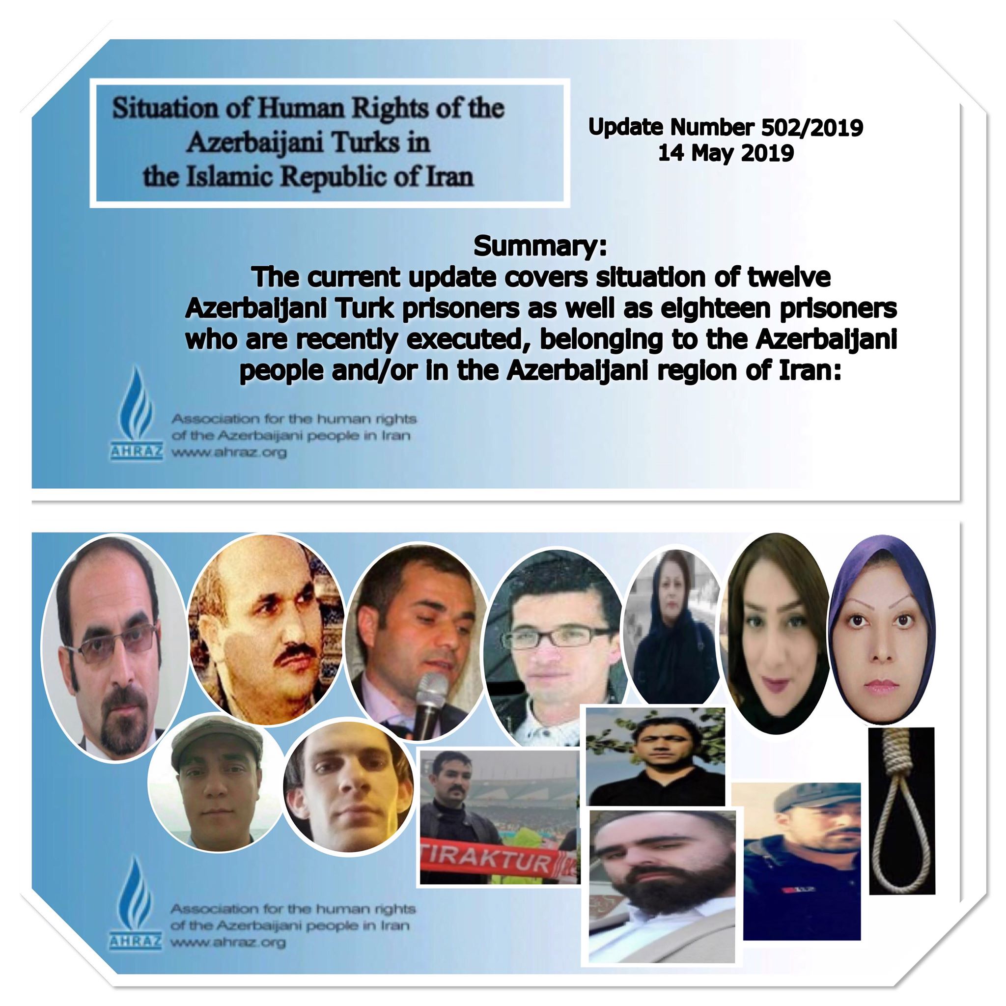 The Submission of Association for the Human Rights of the Azerbaijani People in Iran (AHRAZ) to theUN’s special rapporteur on human rights in Iran Mr. Javaid Rehman